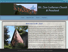 Tablet Screenshot of mtzionboulder.org